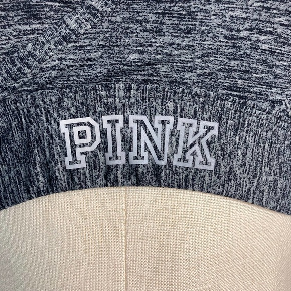 PINK Victoria’s Secret Ultimate Lightly Lined Sports Bra Size S Logo Surplice - Picture 6 of 12